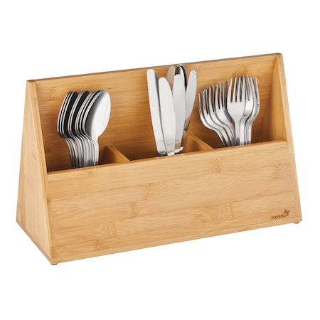 Rosseto Serving Solutions Natura Bamboo Cutlery Holder, 1 EA SB110